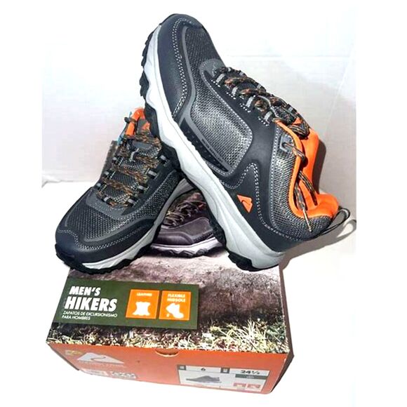 Hiking Shoes . Size: 6 . Water Repellant ........ Leather and Mesh . Ozark Trail - Picture 1 of 9